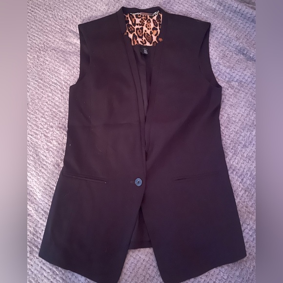 White House Black Market Black Sleeveless Vest - Picture 4 of 5